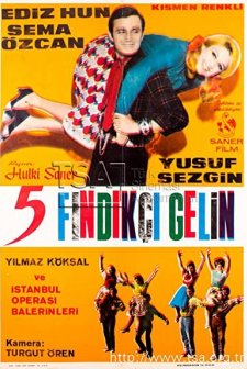 Beş Fındıkçı Gelin (1966) afişi