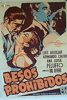 Besos Prohibidos (1956) afişi