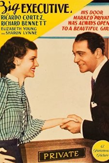 Big Executive (1933) afişi