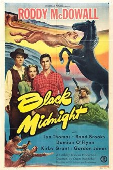 Black Midnight (1949) afişi