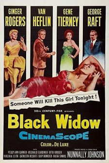 Black Widow (1954) afişi