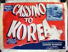 Cassino To Korea (1950) afişi Cassino To Korea (1950) afişi