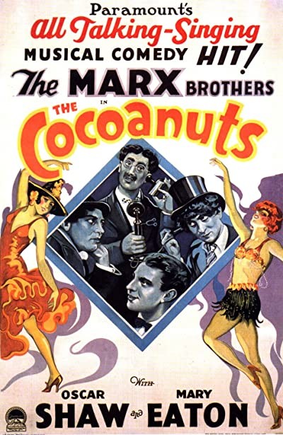 Cocoanuts (1929) afişi Cocoanuts (1929) afişi