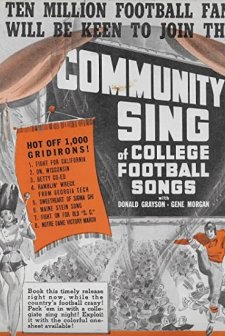 Community Sing: Series 2, No. 3 - College Football Songs (1937) afişi