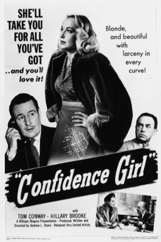 Confidence Girl (1952) afişi Confidence Girl (1952) afişi