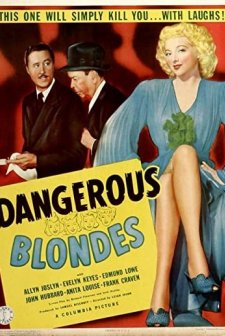 Dangerous Blondes (1943) afişi
