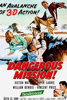 Dangerous Mission (1954) afişi