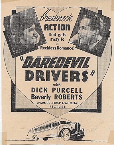 Daredevil Drivers (1938) afişi Daredevil Drivers (1938) afişi