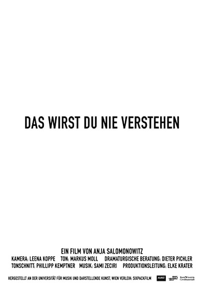 Das Wirst Du Nie Verstehen (2003) afişi Das Wirst Du Nie Verstehen (2003) afişi