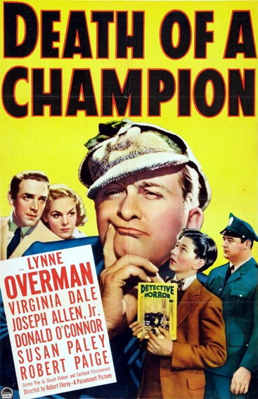 Death of a Champion (1939) afişi Death of a Champion (1939) afişi