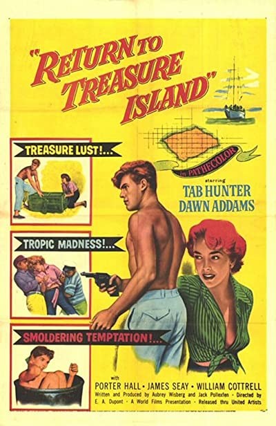 Define Adası’na Dönüş (1954) afişi Define Adası’na Dönüş (1954) afişi