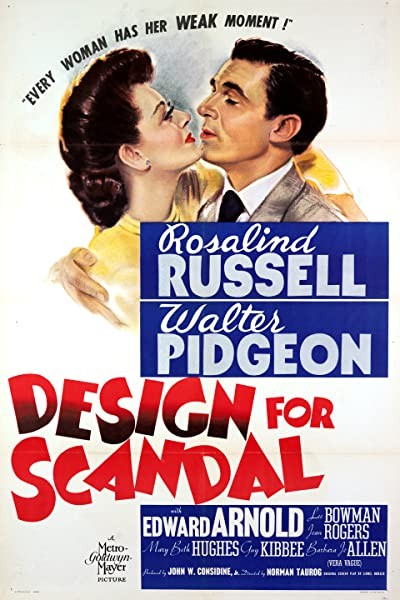 Design For Scandal (1941) afişi Design For Scandal (1941) afişi