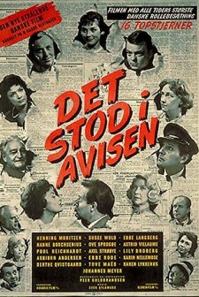 Det Stod I Avisen (1962) afişi