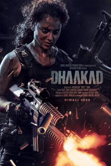Dhaakad (2020) afişi