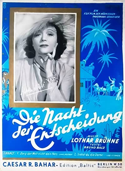 Die Nacht Der Entscheidung (1938) afişi Die Nacht Der Entscheidung (1938) afişi