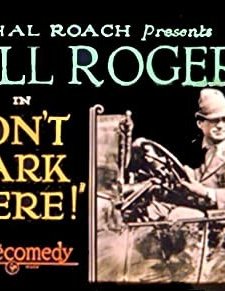 Don't Park There (1924) afişi