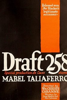 Draft 258 (1917) afişi