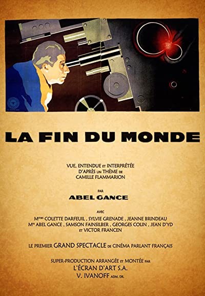 Dünyanın Sonu (1931) afişi Dünyanın Sonu (1931) afişi
