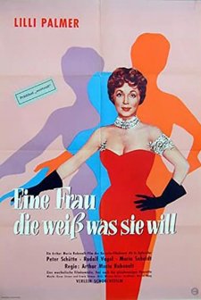 Eine Frau, Die Weiss, Was Sie Will (1958) afişi