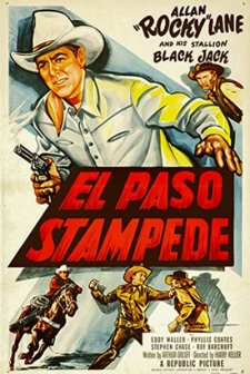 El Paso Stampede (1953) afişi