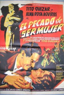 El Pecado De Ser Mujer (1955) afişi