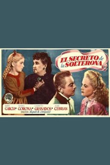 El Secreto De La Solterona (1945) afişi