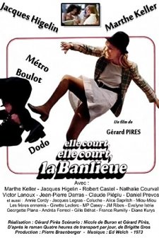 Elle court, elle court la banlieue (1973) afişi