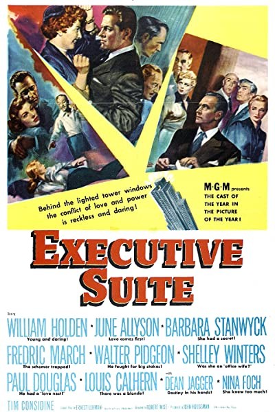 Executive Suite (1954) afişi Executive Suite (1954) afişi