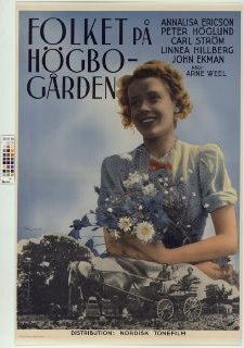 Folket På Högbogården (1940) afişi