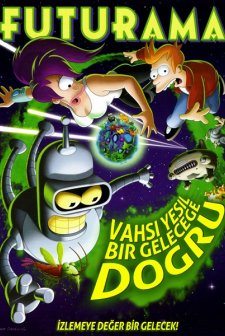 Futurama: Vahşi Yeşil Bir Geleceğe Doğru (2009) afişi