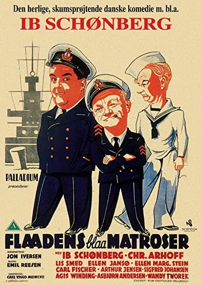 Flådens Blå Matroser (1937) afişi Flådens Blå Matroser (1937) afişi