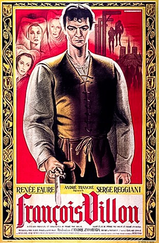François Villon (1945) afişi François Villon (1945) afişi