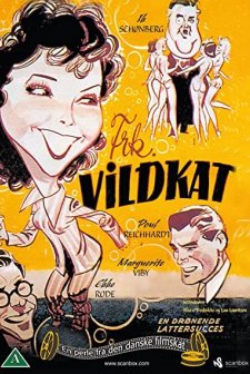 Frk. Vildkat (1942) afişi