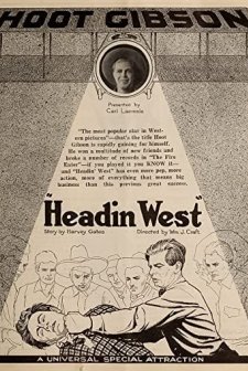 Headin 'west (1922) afişi