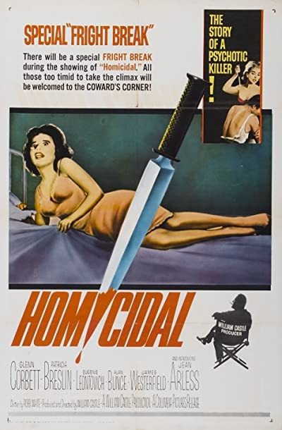 Homicidal (1961) afişi Homicidal (1961) afişi