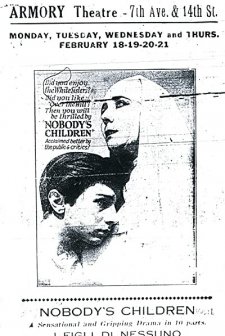 I figli di nessuno (1921) afişi