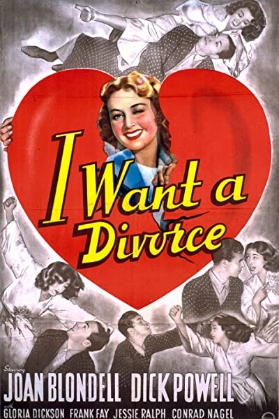 I Want A Divorce (1940) afişi I Want A Divorce (1940) afişi