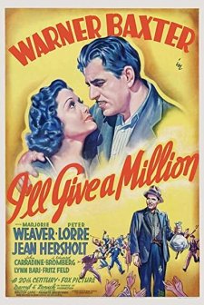 I'll Give A Million (1938) afişi