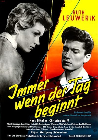 ımmer Wenn Der Tag Beginnt (1957) afişi ımmer Wenn Der Tag Beginnt (1957) afişi
