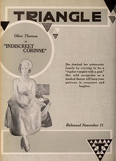 Indiscreet Corinne (1917) afişi Indiscreet Corinne (1917) afişi
