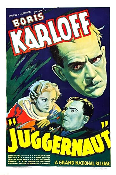 Juggernaut (1936) afişi Juggernaut (1936) afişi