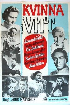Kvinna I Vitt (1949) afişi