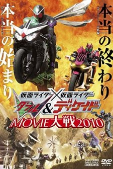 Kamen Raidâ X Kamen Raidâ W & Dikeido Movie Taisen 2010 (2009) afişi