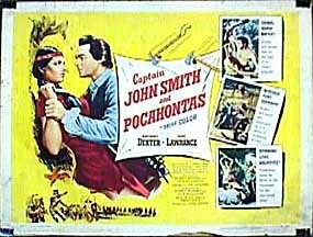 Kaptan John Smith Ve Pocahontas (1953) afişi Kaptan John Smith Ve Pocahontas (1953) afişi