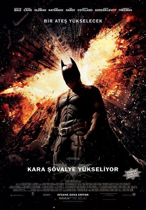 Kara Şövalye Yükseliyor (2012) afişi