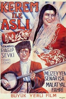 Kerem ile Aslı (1942) afişi
