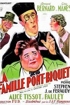 La Famille Pont-biquet (1935) afişi