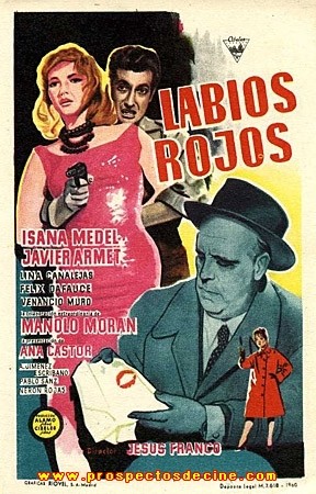 Labios Rojos (1960) afişi Labios Rojos (1960) afişi