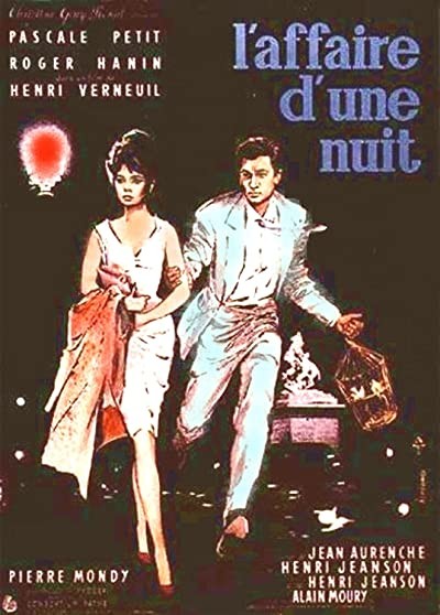 L'affaire d'une nuit (1960) afişi L'affaire d'une nuit (1960) afişi
