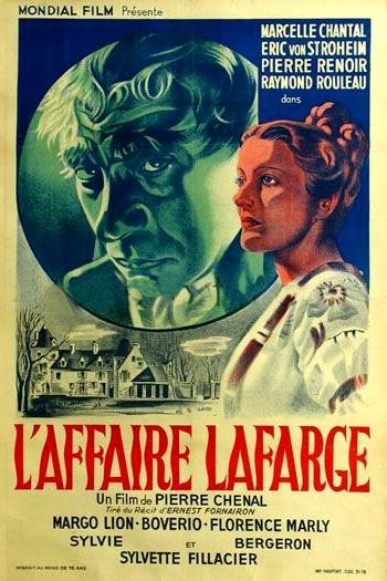 L'affaire Lafarge (1938) afişi L'affaire Lafarge (1938) afişi